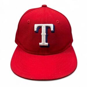 Texas Rangers New Era Fitted Youth Hat size 6 3/8